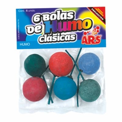 BOLES DE FUM DE COLOR (6)